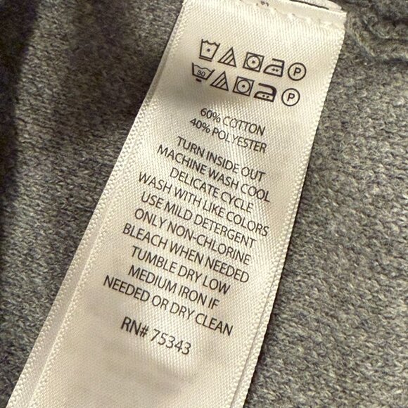 Frederick Anderson Copenhagen gray zip up cardigan size MEDIUM - Picture 8 of 9